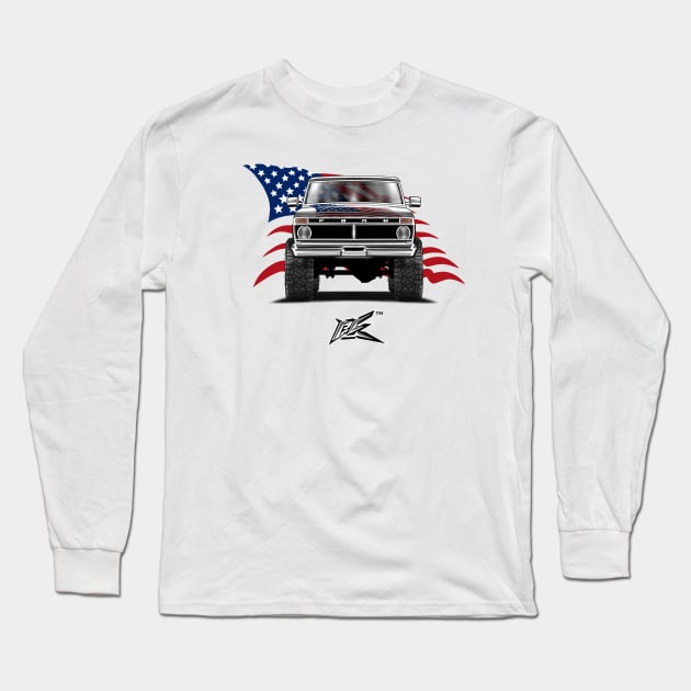 ford f250 obs truck Long Sleeve T-Shirt by naquash